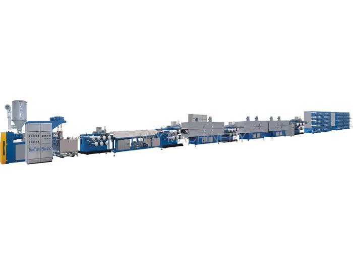 Monofilament extruding line for industrial net
